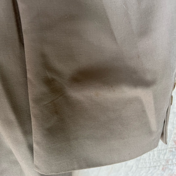 Vintage Trojan Deluxe Clothes Of Hollywood Tan 2 Button Blazer Men’s Size - Picture 4 of 11